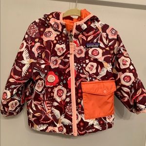 Patagonia toddler reversible puff-ball coat